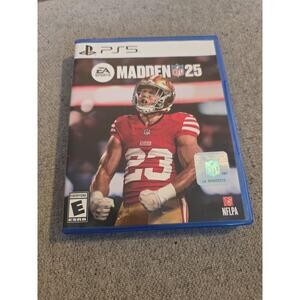 PS5 Madden NFL 25 video Game Opened But Never Used EA Sports